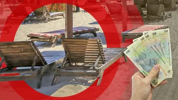 Nu e o glumă! Câți lei a plătit un turist pentru un șezlong în Mamaia: ”La anul vin cu prosopul de acasă și stau pe bordură”