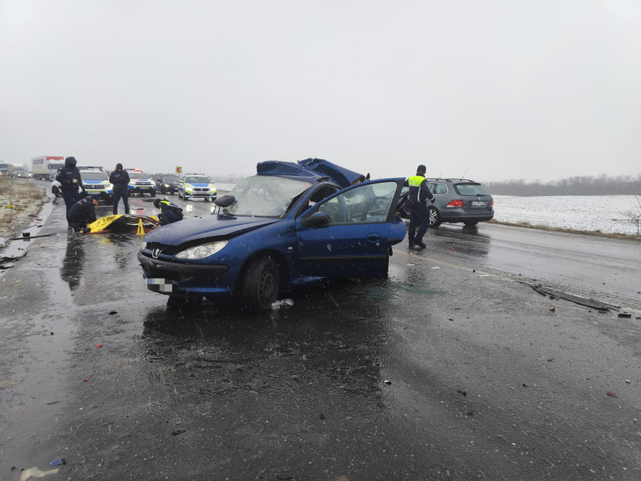 Accident mortal pe E85 / Foto: ISU