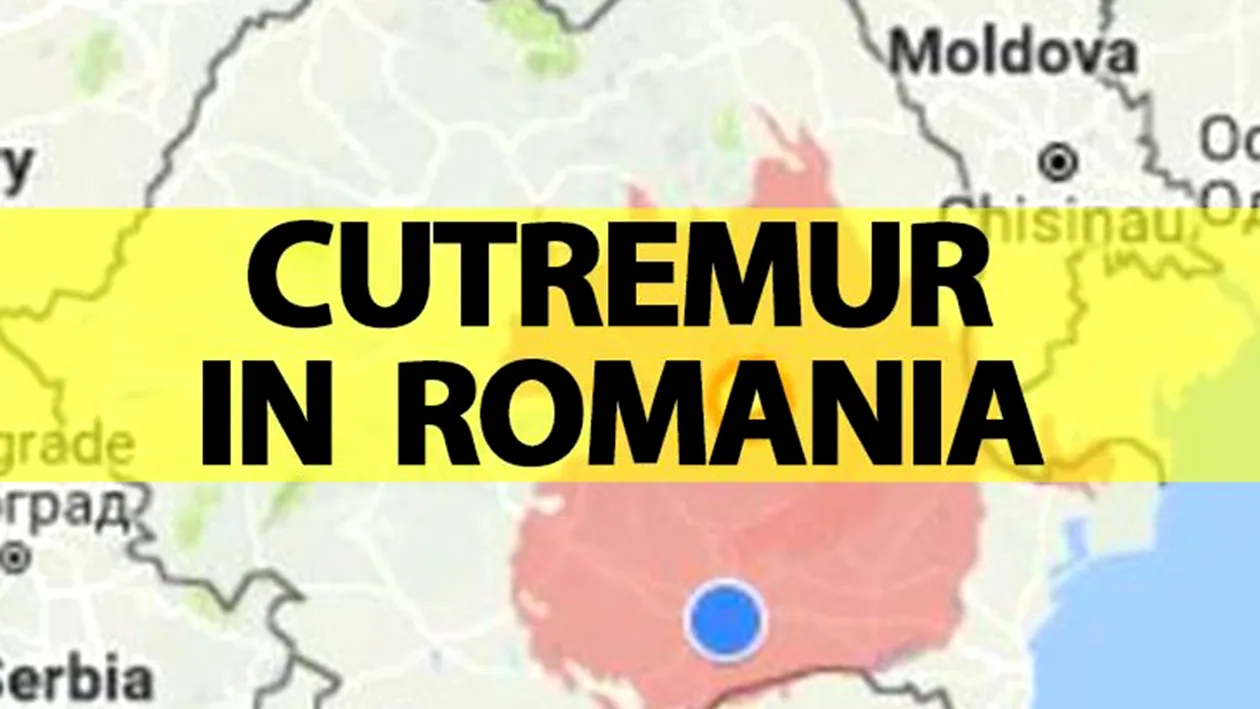 A fost cutremur în România în urmă cu câteva minute. Alerta emisă de INFP