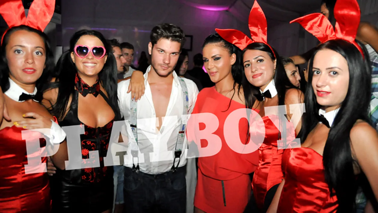 Cruduta a incins atmosfera la un party Playboy din Mamaia!