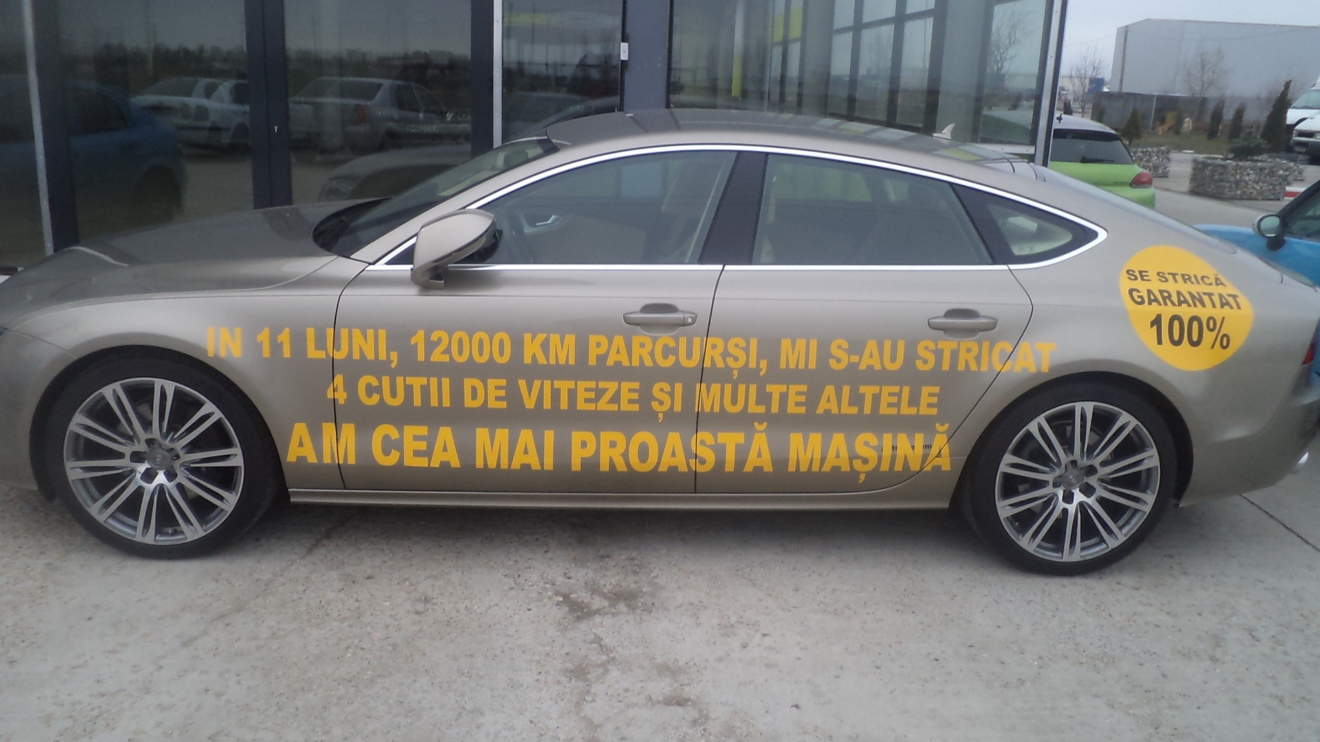 Povestea romanului care si-a facut masina de ras in ultimul hal dupa ce a platit 100.000 de euro pe ea!