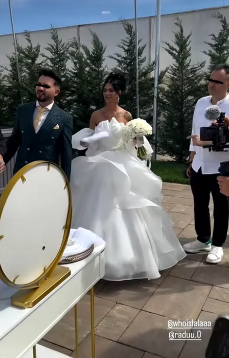 Detaliul halucinant de la nunta Lalei, ex-ispita de la Insula Iubirii! A cui ar fi rochia de mireasă purtată de brunetă