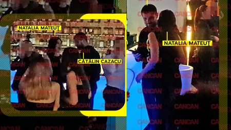 Cătălin Cazacu și Natalia Mateuț, din nou împreună, în club, deși neagă că ar forma un cuplu. Șușoteli periculoase, cocktailuri cu vodcă și… Imagini tari aici!