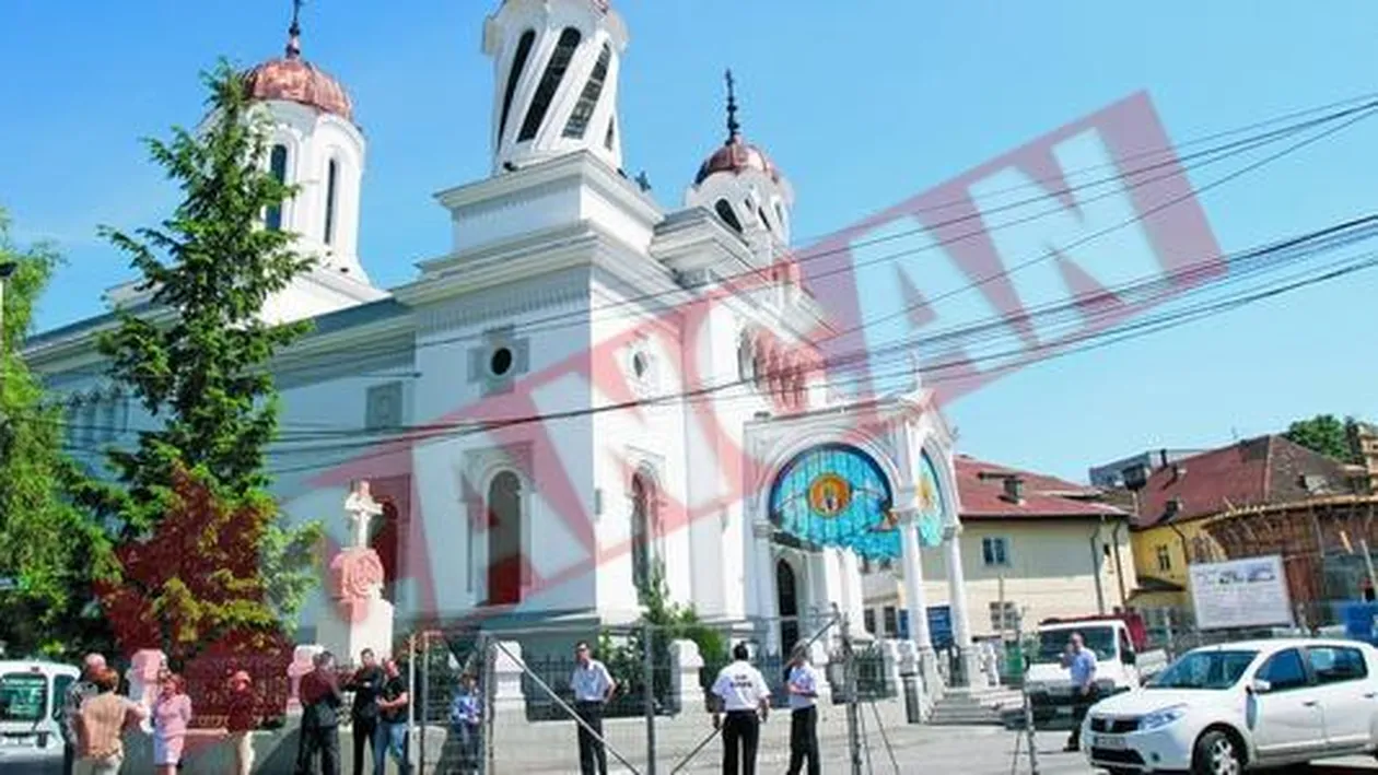 S-au baricadat in biserica la nunta