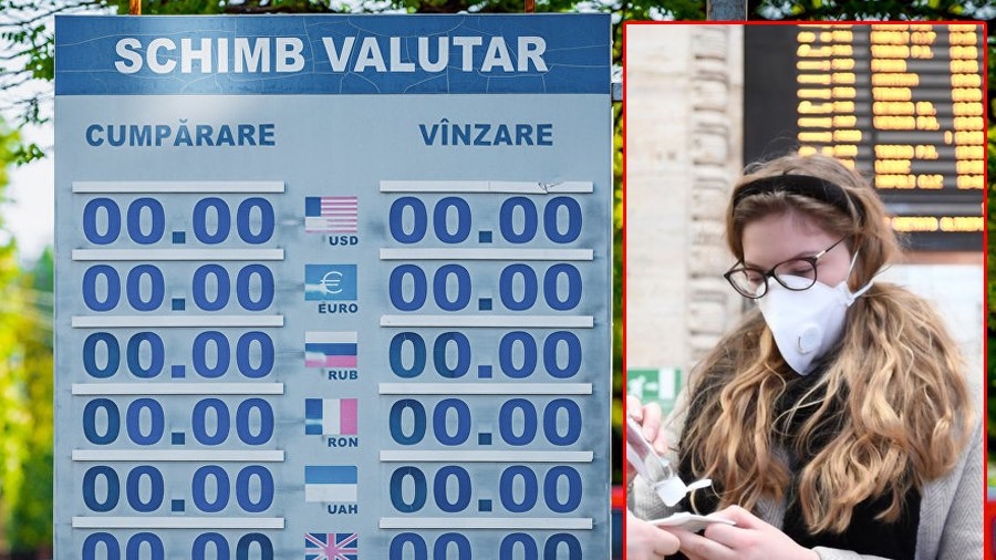Curs valutar BNR 24 aprilie 2020. Efectele crunte ale pandemiei: Câți lei costă azi 1 euro