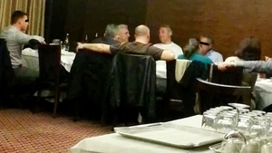 Hristo Stoichkov a petrecut in miez de noapte alaturi de Giovani Becali si o bruneta misterioasa