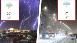 Prognoză luna mai 2026 | Meteorologii Accuweather anunță furtuni și ninsori în România