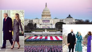 Jill Biden, apariția ravisantă la ceremonia de învestire a soțului ei în funcţia de preşedinte al SUA. Melania Trump a încălcat tradiţia transferului puterii | FOTO & VIDEO