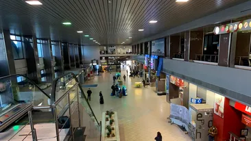 Imagini postapocaliptice din incinta aeroportului Otopeni. Călătorii pot fi numărați pe degete. FOTO