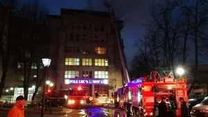 Incendiu puternic la un spital din Iași! Mai mulți pacienți au fost evacuați