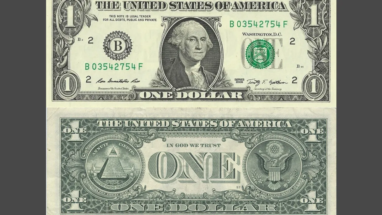 Ce ascund, de fapt, simbolurile de pe bancnota de 1 dolar. Mai puțină conspirație, mai multă istorie