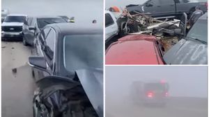 Cel puțin 7 morți și 25 de răniți după un accident terifiant produs de o “super ceață”. Au fost implicate 158 de autovehicule