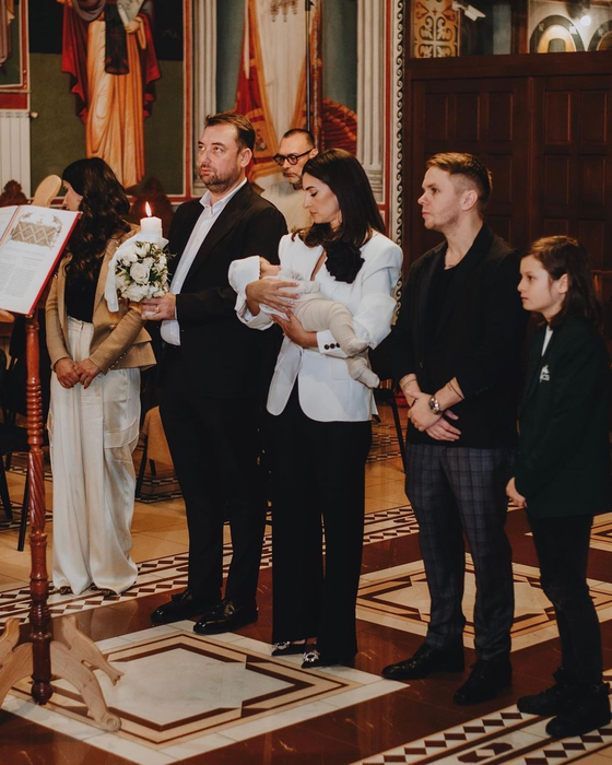 Botezul Ilincăi Maticiuc. Sursă foto: Instagram