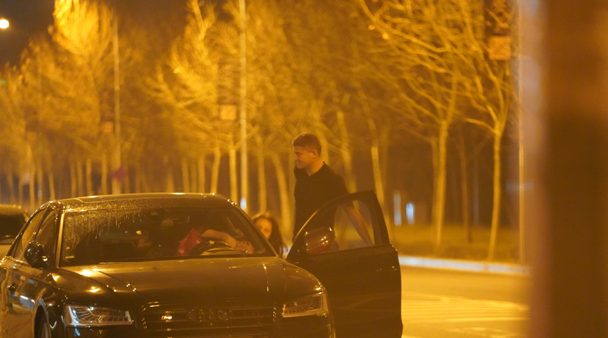 Cristian Boureanu și iubita lui, Cristina Belciu, se retrag de la restaurant