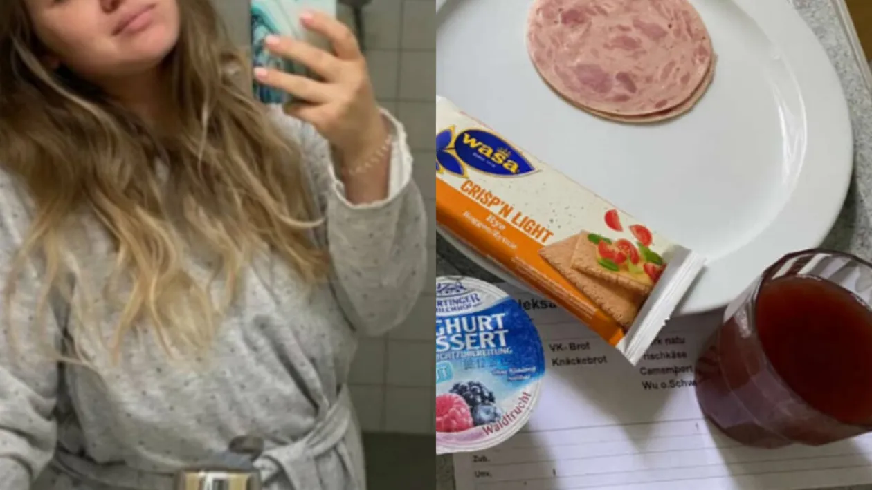 Cum arată meniul într-o maternitate din Germania. Alexandra, o româncă internată acolo, a rămas mută de uimire
