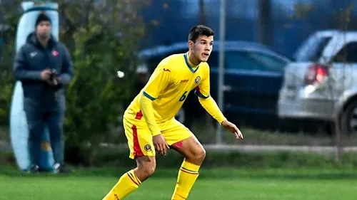 Selecționerul U21 al României îi ridică cota lui Chindriș: „Va deveni un jucător de bază al naționalei mari!”