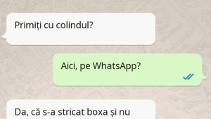 Bancul începutului de săptămână | "Primiți cu colindul?"