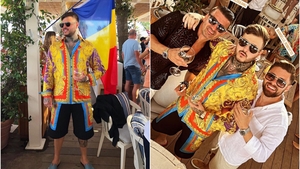 Adrian Mititelu Jr. a „zburat” mii de € la party-ul din Saint Tropez! A dansat pe muzica lui Florin Salam, cu șampanie scumpă