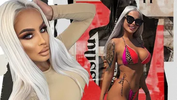 Are puțin peste 20 de ani și face ravagii printre „golani”! Georgiana e blondina ce-ți crește adrenalina!