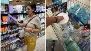 2 români, stabiliți în Italia, au avut parte de șocul vieții lor într-un supermarket din România. Cât au plătit pentru un coș de cumpărături