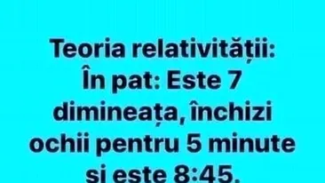 BANCUL ZILEI | Care este teoria relativității în pat