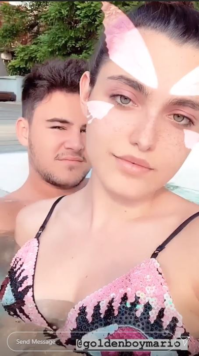 Alexia Eram alături de iubitul ei, Mario Fresh