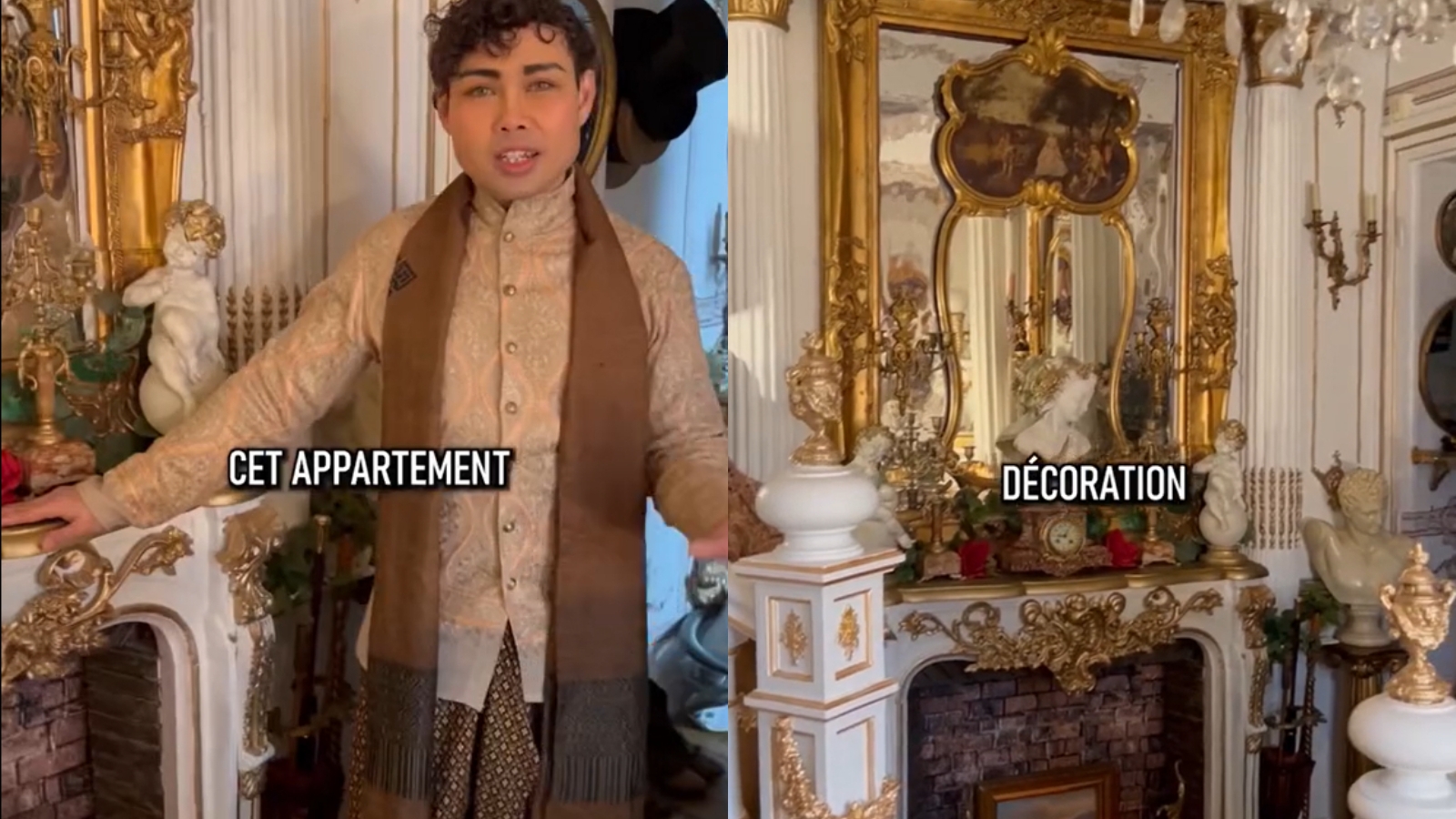 Bărbatul din Paris care a uimit internetul cu apartamentul său. Cum și-a făcut casa să semene cu un muzeu
