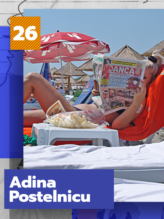 Top 40 vedete citind la plajă, în pozițiile cele mai provocatoare: Ce locuri ocupă Corina Caragea, Marina Dina sau Cristina Rus