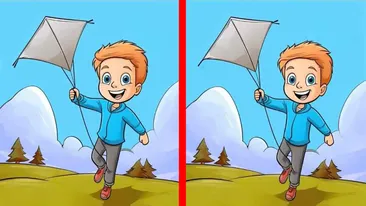 Test de perspicacitate | Acești doi băieței par identici, dar nu sunt. Descoperiți 3 diferențe în 13 secunde!