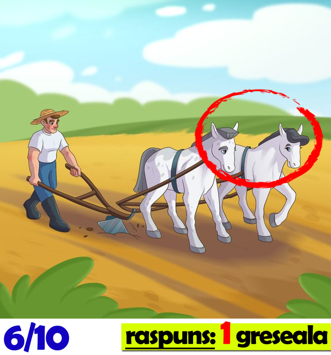 Test IQ cu 10 întrebări | Câte greșeli vezi în aceste imagini? Doar 19 din 100 răspund corect