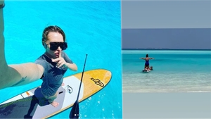 Gina Matache, în costum de baie și pe placa de surf la 58 de ani: “Am fost de cascadorii râsului. Baba și mitraliera” | FOTO