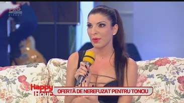 Cornel Tăbăcaru i-a făcut o ofertă de nerefuzat Andreei Tonciu! Vezi ce trebuie să facă bruneta pentru 1000 de dolari pe seară!