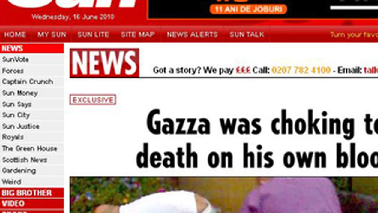 Legenda fotbalului, Paul Gascoigne, inconstient in urma unui accident rutier! S-a inecat cu propriul sange! VIDEO