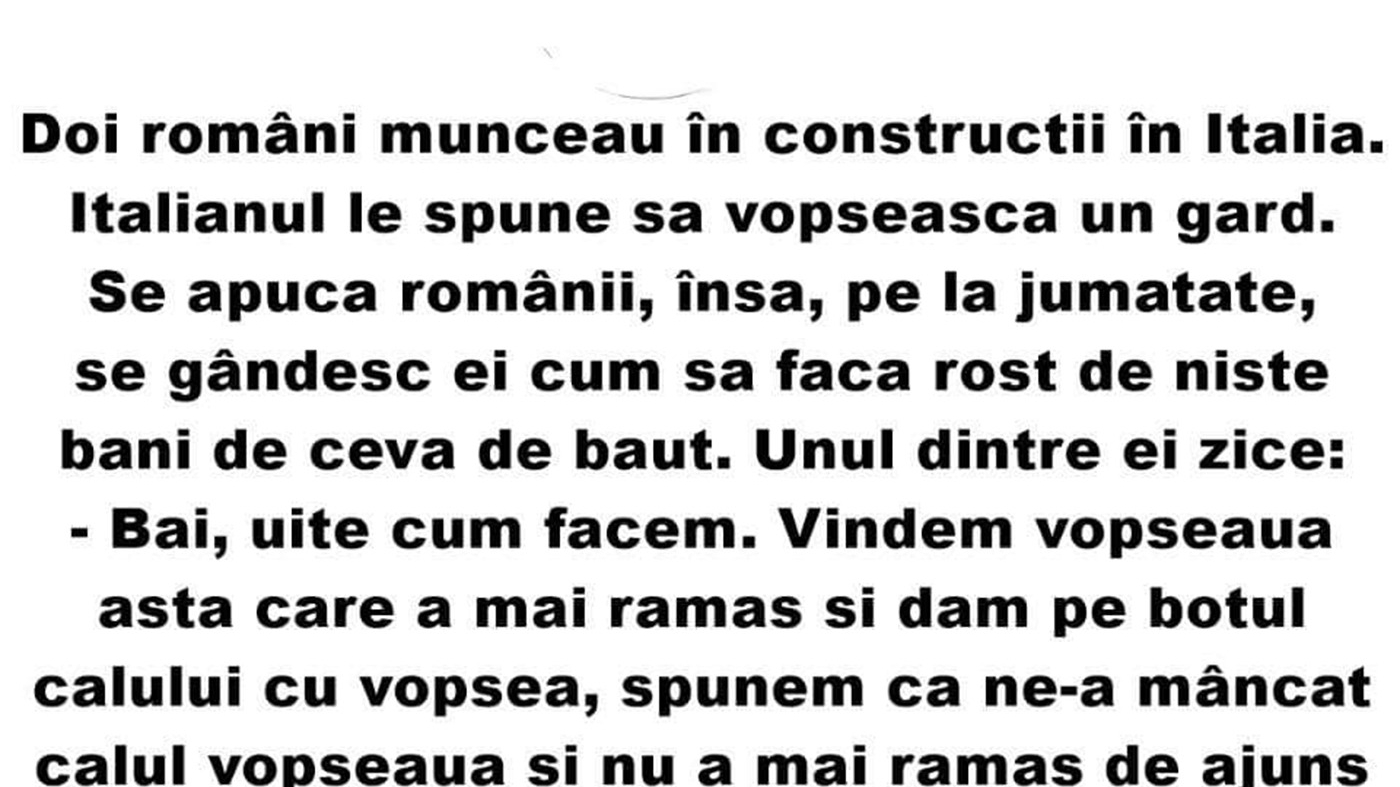 BANC | Doi români munceau în construcții, în Italia