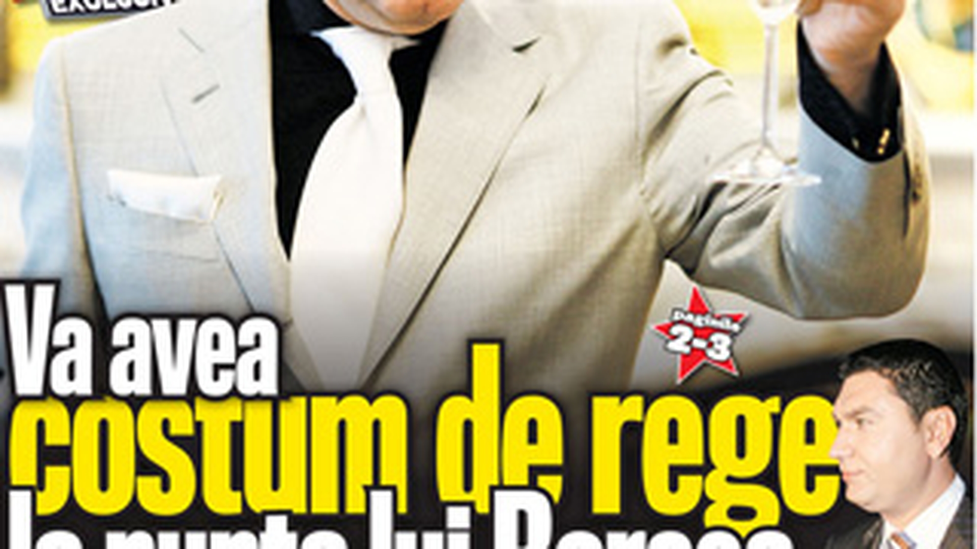 A aparut CANCAN de Weekend! Gigi Becali va purta costum de rege la nunta finului Cristi Borcea!