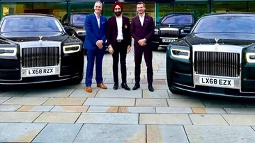 Un miliardar și-a cumpărat 6 Rolls-Royce-uri doar pentru a le asorta cu turbanele sale