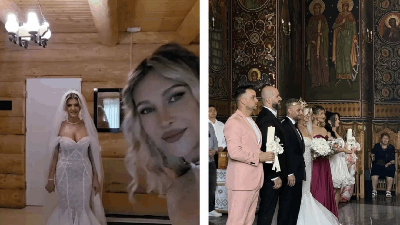 Lora și Ionuț Ghenu, nași de cununie! Primele imagini de la nunta Andreei Ghenu, cumnata artistei