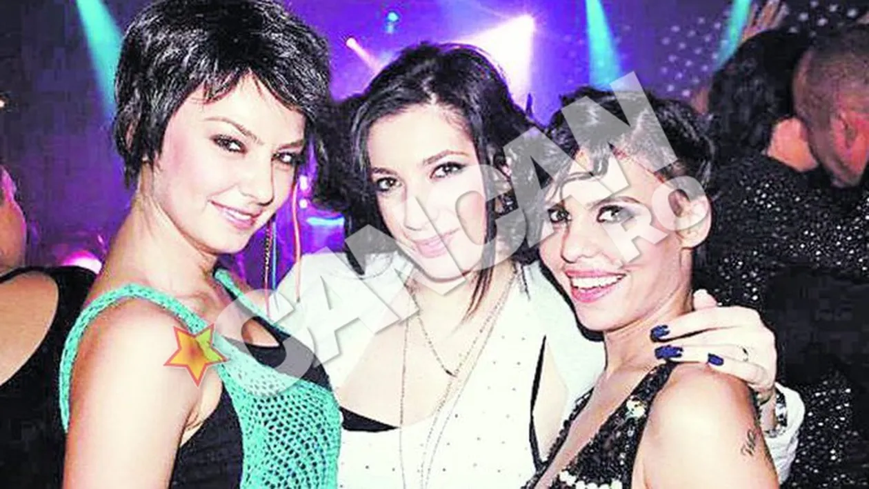 A purtat o peruca bruneta pentru a se confunda cu sarbatorita. Roxana Ionescu, sosia Andreei Popescu