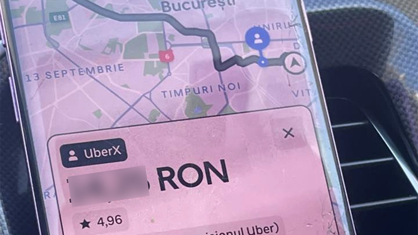 A crezut că e o greșeală! Ce bacșiș a primit un șofer Uber după o cursă de doar 12 kilometri
