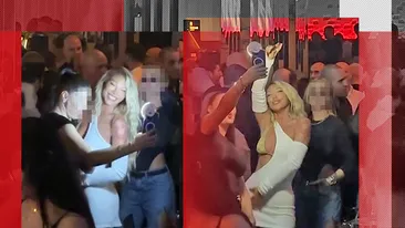 Ema Uta s-a dezlănțuit în club, iar rochia de pe ea a scos totul la iveală! A dat ”petrecerea burlăcițelor” după despărțirea de Alex Bodi!