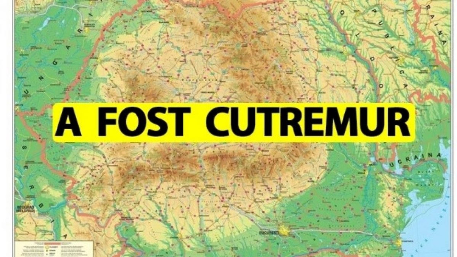 Ultima oră. Cutremur în România, într-o zonă neobișnuită