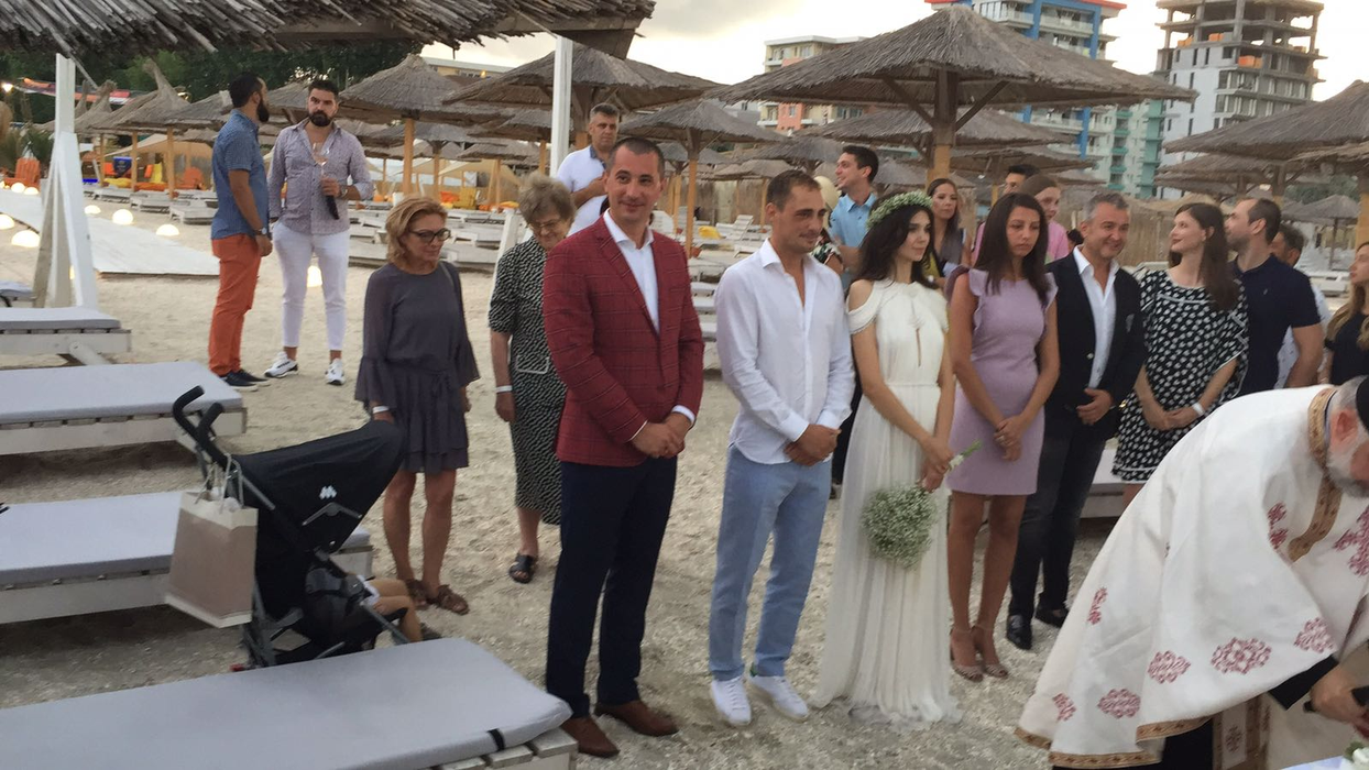 Virgil și Alice, vizibil emoționați pe durata ceremoniei