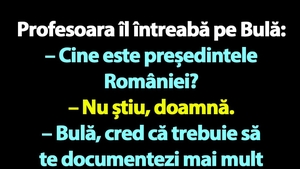 BANC | Bulă și președintele României