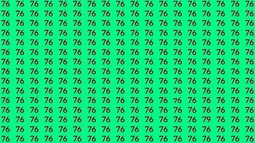 Test de perspicacitate | Doar 1 dintre 50 de oameni poate găsi numărul 79 în maximum 5 secunde