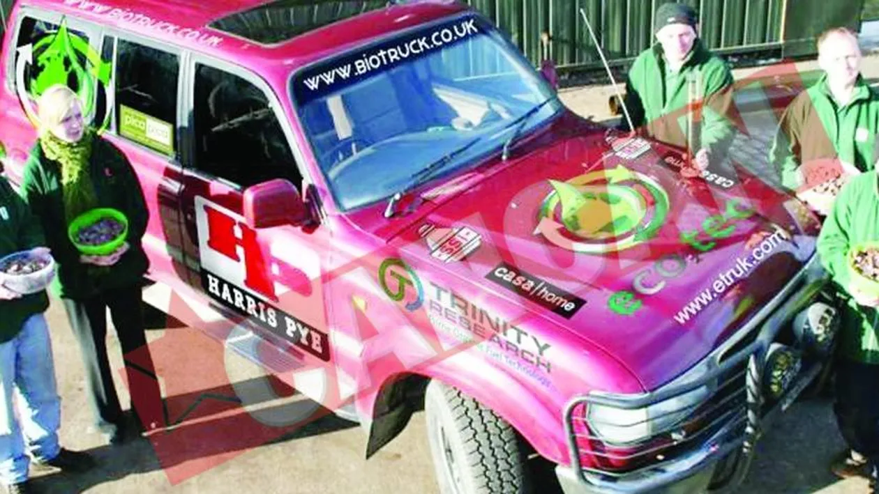 Jeep alimentat cu ciocolata