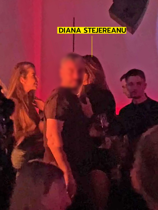 Diana Stejereanu a “înghesuit” un domn misterios la LOFT (SURSA FOTO: CANCAN.RO)