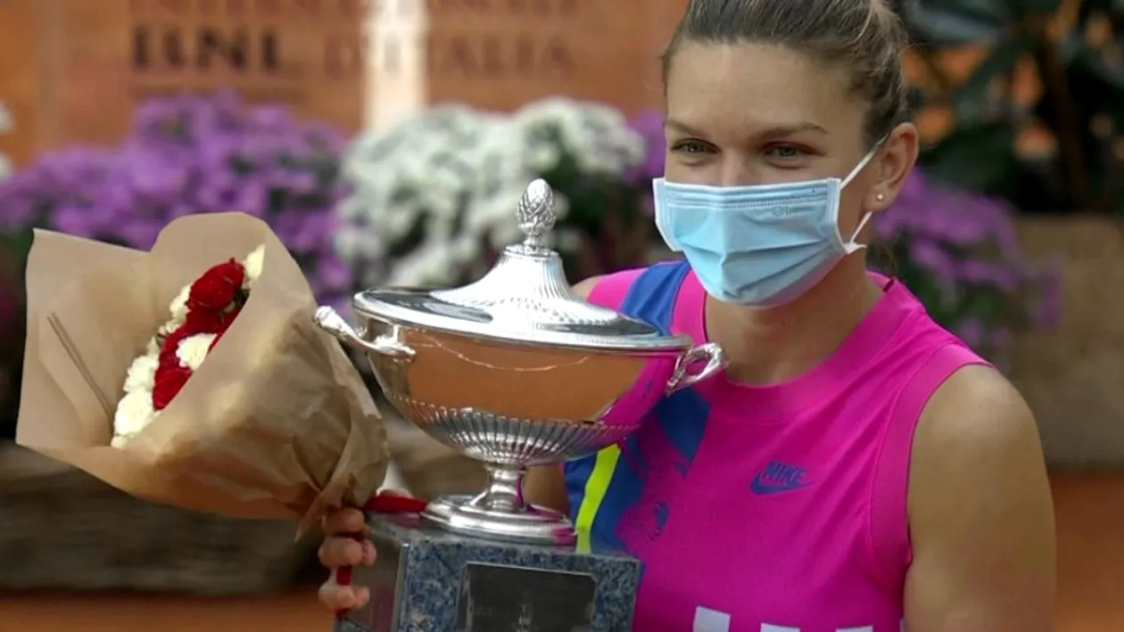 Simona Halep a câștigat turneul de la Roma și a stabilit un nou record