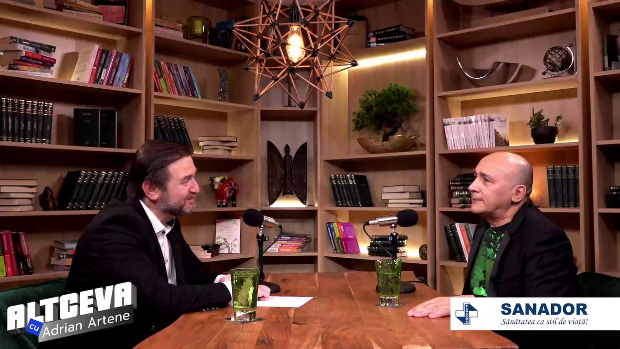Podcastul poate fi urmărit integral pe canalul de YouTube ”ALTCEVA cu Adrian Artene” / (Sursa: Captură video)