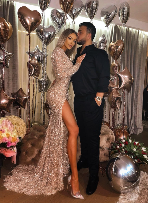 Bianca Drăgușanu, alături de Gabi Bădălău