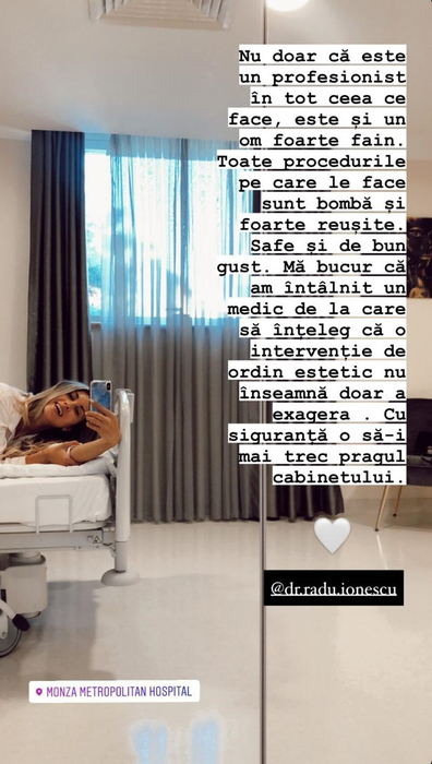 Otniela Sandu și-a pus silicoane și avem primele imagini după operația estetică: “O intervenție nu înseamnă doar a exagera” | FOTO